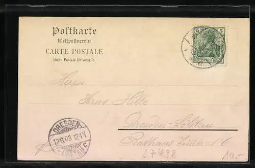 AK Helgoland, Totalansicht aus der Vogelschau