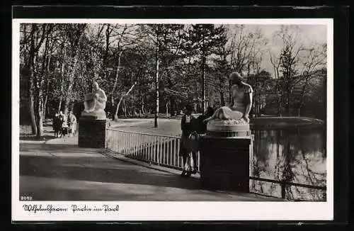AK Wilhelmshaven, Partie im Park