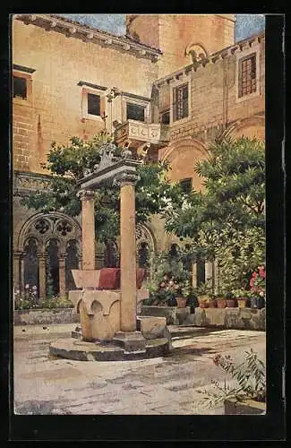 Künstler-AK Raguse, Cloître des Dominicaines