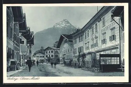 AK Golling /Salzach, Partie am Oberen Markt