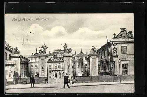 AK Warschau, Schloss Brühl