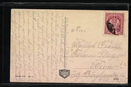 AK Przemysl, Widok zamku