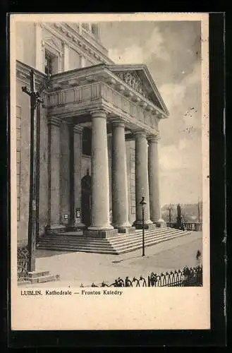 AK Lublin, Kathedrale, Fronton Katedry