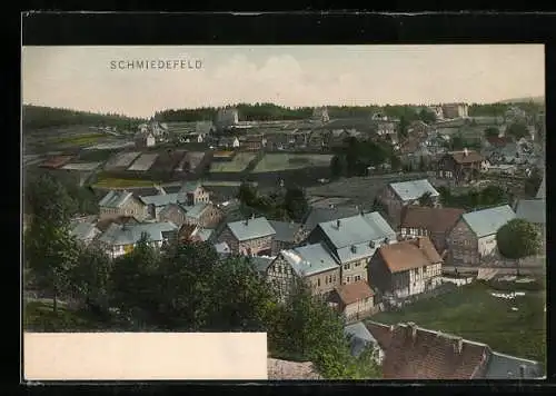 AK Schmiedefeld / Thür., Ortsansicht aus der Vogelschau