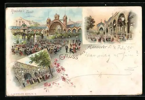 Lithographie Hannover, Gasthaus Tivoli