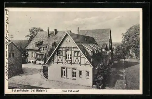 AK Eckardtsheim bei Bielefeld, Hotel Haus Fichtenhof