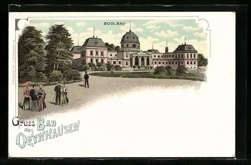 Lithographie Bad Oeynhausen, Soolbad