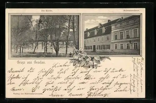 AK Gnadau, Kirche, Schwesternhaus