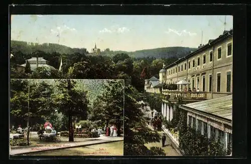 AK Kassel, Grand-Hotel Wilhelmshöhe