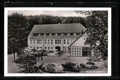 AK Steinhagen / Westf., Blick auf das Berghotel Quellental