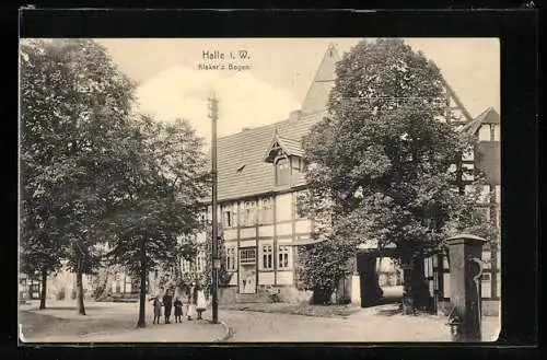 AK Halle i. W., Strasseneck an Kiskers Bogen