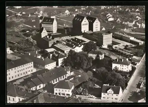 AK Wels, Blick auf die Nahrungsmittelfabriken der C. H. Knorr GmbH