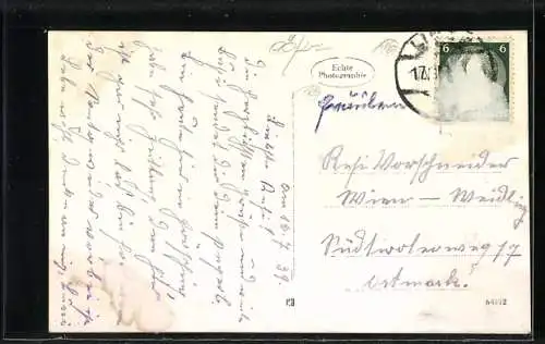 AK Hörsching /Ob. Öst., Ortsansicht mit Kirche