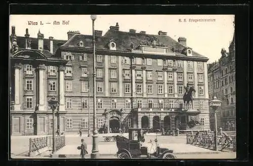 AK Wien, Am Hof, K. K. Kriegsministerium