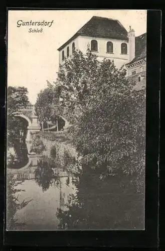 AK Guntersdorf, Schloss am Wasser