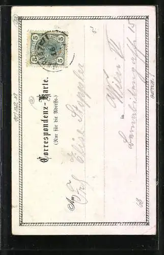 Lithographie Mariazell, Kirche