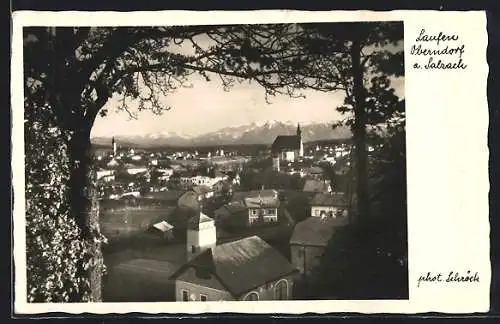 AK Laufen /Oberndorf, Einblick in die Ortschaft