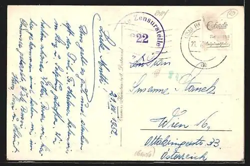 AK Rosenheim / Obb., Ortsansicht mit Bergpanorama