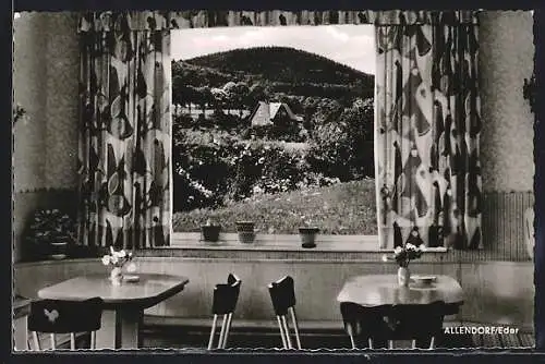 AK Allendorf /Eder, Gastwirtschaft und Pension Haus am Walde, Bes. Gerda Koch