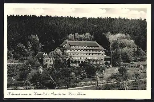 AK Helmarshausen im Diemeltal, Sanatorium Haus Kleine