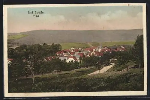 AK Bad Bocklet, Ortsansicht aus der Vogelschau