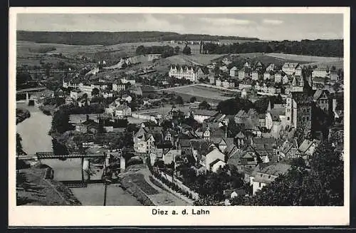 AK Diez a. d. Lahn, Blick über die Dächer