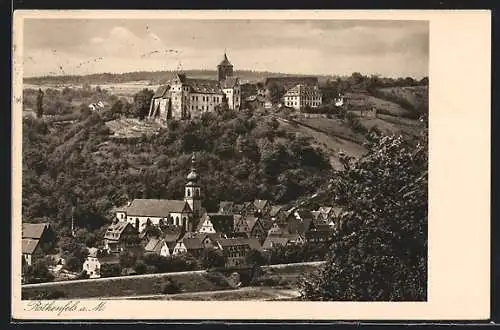 AK Rothenfels a. M., Ortsansicht aus der Vogelschau