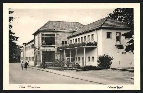 AK Bad Meinberg, Stern-Bad mit Passanten