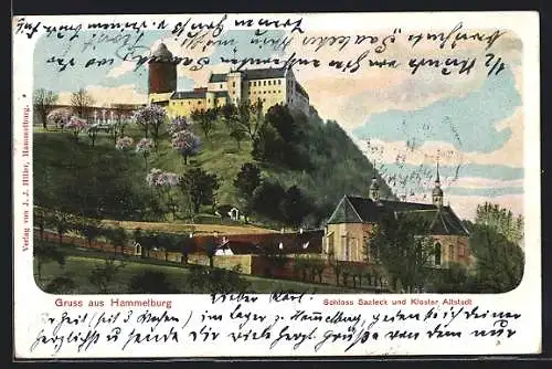 AK Hammelburg, Schloss Saaleck und Kloster Altstadt