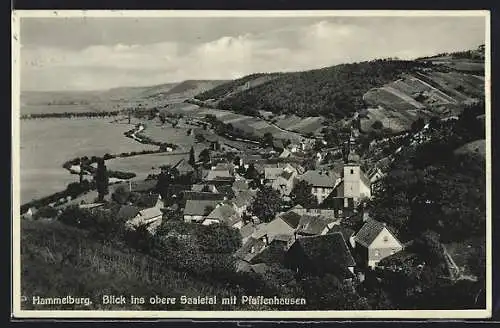 AK Pfaffenhausen b. Hammelburg, Blick ins obere Saaletal