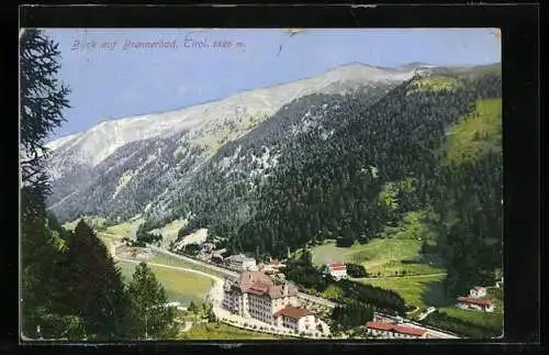 AK Brennerbad, Blick auf die Ortschaft