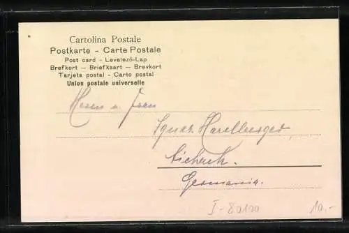 AK Napoli, Castello dell Ovo dalla via Partenope