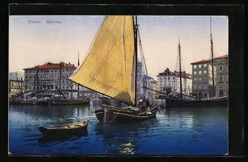 AK Trieste, Marina, Segelboot