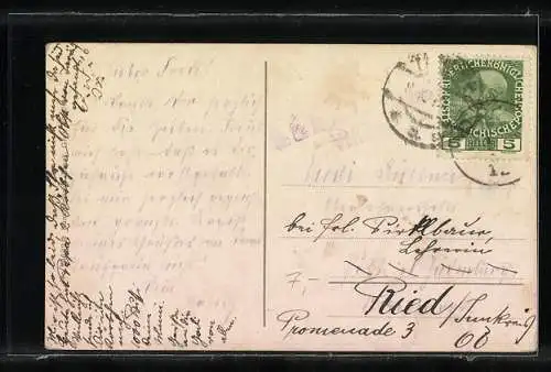 AK Tarvis /Kärnten, Ortsansicht mit Manhartgruppe