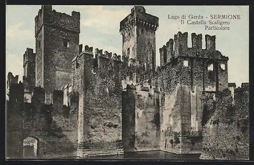 AK Sermione /Lago di Garda, Il Castello Scaligero Particolare