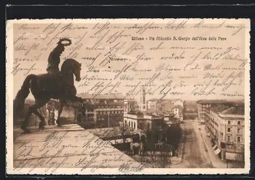 AK Milano, Via Abbondio S. Giorgio dell`Arco della Pace