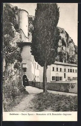 AK Subiaco, Sacro Speco, Monastero di S. Benedetto, Ingresso