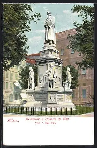 AK Milano, Monumento a Leonardo da Vinci