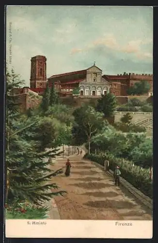 Künstler-AK Firenze, S, Miniato