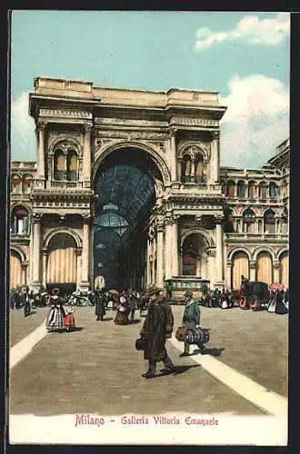 AK Milano, Galleria Vittorio Emanuele