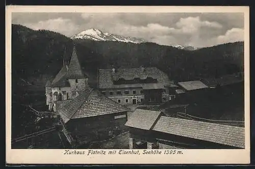 AK Glödnitz /Kärnten, Kurhaus Flattnitz mit Eisenhut