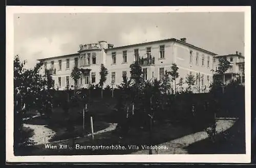 AK Wien, Baumgartnerhöhe, Villa Vindobona