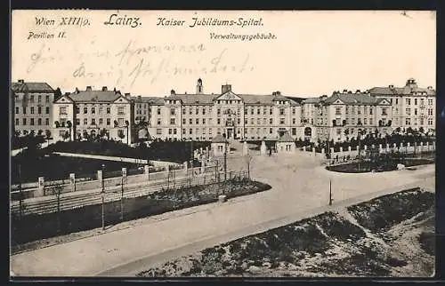 AK Wien-Lainz, Kaiser Jubiläums-Spital, Verwaltungsgebäude