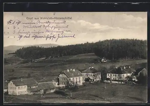 AK Julbach /O.-Oe., Hinterschiffl mit dem Zollamt