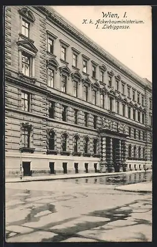 AK Wien, K. k. Ackerbauministerium in der Liebiggasse