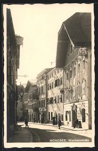 AK Mondsee, Partie in der Westbahnstrasse