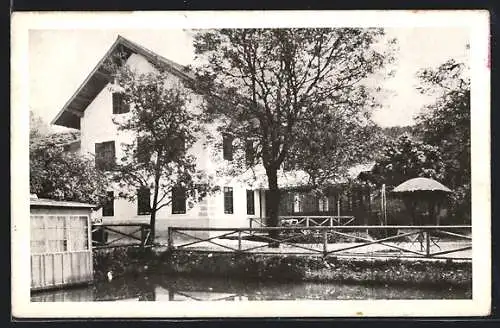 AK Munderfing, Jausenstation zum Schnapsbrenner im Achtal