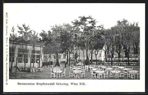 AK Wien, Restauration Krapfenwaldl Grinzing