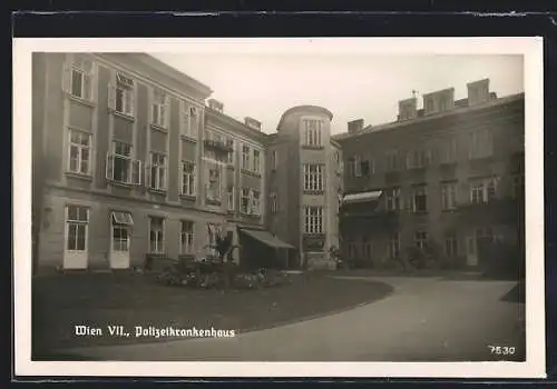 AK Wien, Polizeikrankenhaus, Innenhof