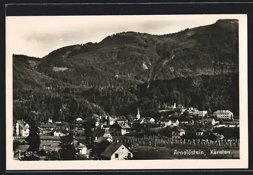 AK Arnoldstein /Kärnten, Teilansicht mit Kirche
